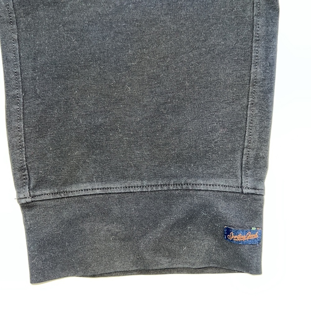 Black Soft Brushed Twill Good Man Brand Straight Leg Pant Drawstring Size L - Picture 3 of 6